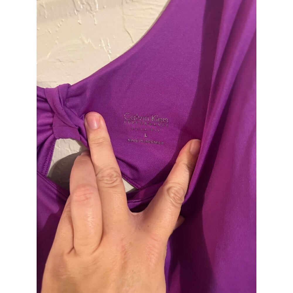 Y Calvin Klein Performance Quick Dry Purple Athletic Dress - Picture 10 of 10